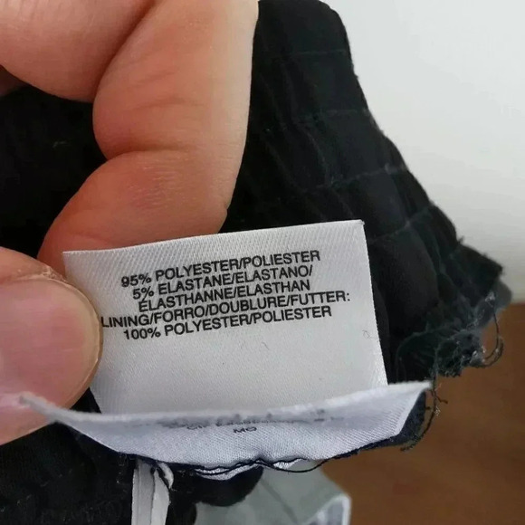 Jones New  York |Stretch Black Tie Waist Ankle Pants sz. 14w - Picture 8 of 8